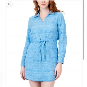 Shore To Summit Sun Protection Dress "Abstract Mountain" Swim Beach Cover Up NWT